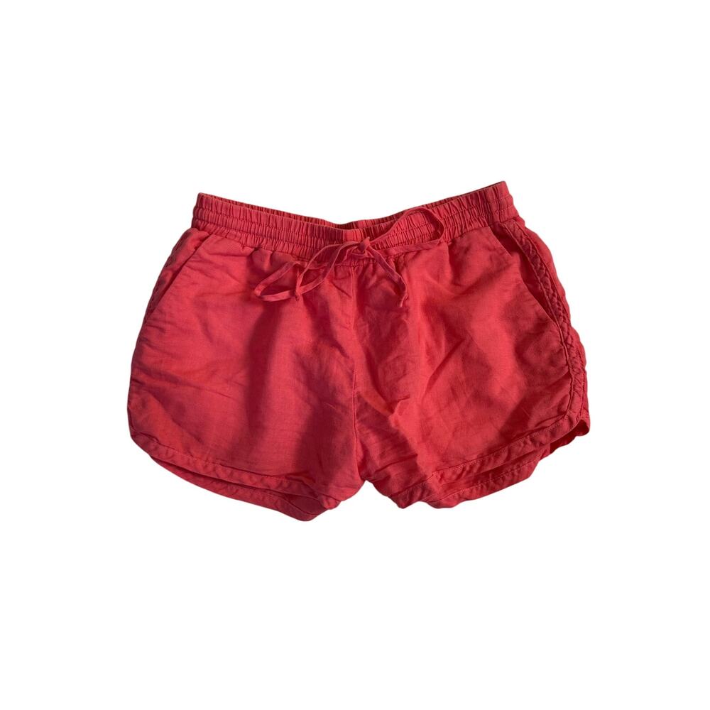 Splendid Shorts Women's Small Coral Linen Blend